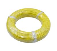 5M/30M Câble en cuivre isolé résistant à haute température 300C(YELLOW; 5m; 1.5mm2 (15AWG))