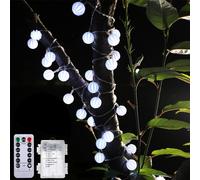 5m 40LED Boule Chaîne d'éclairage à piles Inner Noël Party Garden Deko, Blanc froid