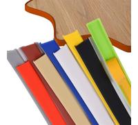 5m Bande de Bord en TPE Souple à profil en U Bande de Couvre Chant, Protecteur De Bord U, ande De Chant Adhesive, Edge Guard Strip pour Les Projets De Bricolage(Black,12mm)