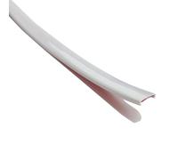 5m Bande de Bord en TPE Souple à profil en U Bande de Couvre Chant, Protecteur De Bord U, ande De Chant Adhesive, Edge Guard Strip pour Les Projets De Bricolage, Les Réparations De Meubles(Bright whit
