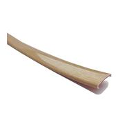 5m Bande de Bord en TPE Souple à profil en U Bande de Couvre Chant, Protecteur De Bord U, ande De Chant Adhesive, Edge Guard Strip pour Les Projets De Bricolage, Les Réparations De Meubles(Yellow wood