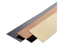 5M Bande de garniture murale miroir en acier inoxydable, flexible, autocollante, moulure décorative pour le salon, fond de plafond