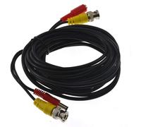 5M Bnc Audio Câble D'Alimentation Dc Vidéo/Télévision Pour Caméra/Dv Dvr Cam, De Haute Qualité De Globalebuy Noir[GOP6254021]