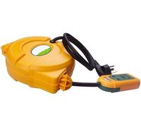 5m Câble D’Alimentation Rétractable Automatique Enrouleur Fil De Câble Rétractable Baril De Câble électrique Enrouleur De Tuyau D’Alimentation 3000w, 2x1.5x5m