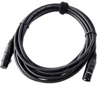 5m Cable de Microphone DMX Scene Audio DJ XLR 3 Broches Femelle à Mâle Noir