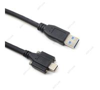 5m Caméra industrielle, USB 3.1 type-c USB-C, câble de données très Flexible avec vis 1M 3M 5M, pour IDS xidea, Vision industrielle