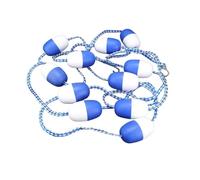 5m Corde Diviseur de Piscine avec Deux Crochets en Acier Inoxydable, Cordes pour Diviser la Piscine pour Piscines Peu Profondes et Profondes