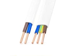 5m Fil électrique Câble, 2-3 rigide Conducteurs, 1mm² - 2.5mm² PVC Fil Câble, BVVB fil de cuivre pur, DIY Fil Câble(3-core x 1.5mm²)