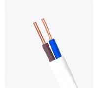 5m Fil électrique Câble, 2 rigide Conducteurs, 1mm² - 2.5mm² PVC Fil Câble, BVVB fil de cuivre pur, DIY Fil Câble(2-core x 1mm²)