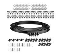 5m Flexible Bendable Ceiling Curtain Track Curved And Straight Dual-use For Room Divider