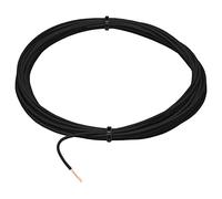 5m FLRY Câble de véhicule Noir 0,75mm² rond Câble Fil de fer toronné CAR Câble d'alimentation