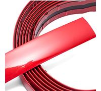 5m Garniture De Moulage Automobile Voiture, Bande De Moulage Auto-Adhésif décoration bande de garniture de moulage pour Voiture / Camion, Porte fenêtre latérale Protecteur Anti-Rayures, Rouge brillant