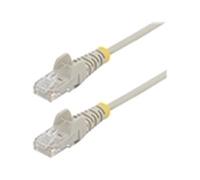 StarTech.com Câble Ethernet CAT6 Gris Fin de 5m, Sans Accroc, 100W PoE, UTP, LSZH, Fil de Cuivre Pur 28AWG, Cordon RJ45
