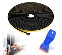 5m Joint Plaque De Cuisson Induction,7 X 2 Mm Joint Mousse Adhésif,Joint Porte Avec Petit Grattoir,Auto-Adhésive Étanche,Pour Cuisine,Gazinière,Plaque À Induction,Plaque Vitrocéramique