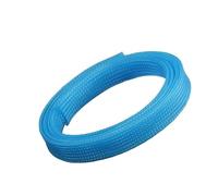 5m/lot Pure Colour Insulated Braid Sleeving Tight PET Wire Expandable Cable Sleeve Flame-retardant Nylon Braided Mesh Tube(Color1,10mm)