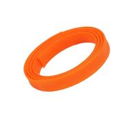 5m/lot Pure Colour Insulated Braid Sleeving Tight PET Wire Expandable Cable Sleeve Flame-retardant Nylon Braided Mesh Tube(Orange,16mm)