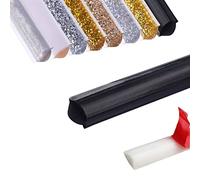 5M Moulure autocollante Flexible Quart de Rond, Bande de calfeutrage étanche, Garniture pour Moulage, calfeutrage et de Garniture Auto-adhésif, pour Mur, Plafond, Armoire, comptoir, Bords de Sol (Col