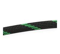 5M Multicolor PET Insulated Braid Sleeving 2mm - 40mm Expandable Wire Cable Sheath Flame-retardant Nylon Braided Mesh Tube(Black Green,10mm)