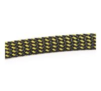 5M Multicolor PET Insulated Braid Sleeving 2mm - 40mm Expandable Wire Cable Sheath Flame-retardant Nylon Braided Mesh Tube(Black Golden,16mm)