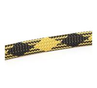5M PET Insulated Multicolor Braid Sleeving 2mm - 40mm Expandable Wire Cable Sheath Flame-retardant Nylon Braided Mesh Tube(Black Yellow,6mm)