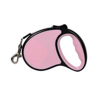 5m Pet Roulette Leash for Small Medium Dogs Cats Automatic Retractable Durable Nylon Puppy Outdoor Collars Rope(Pink,5M-20KG)