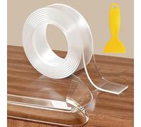 5m Protege Coin de Table Bebe Protege Coin de Table Bebe Transparent Protection Table Transparent Protection Meuble Bébé Pré-Adhésif Extra Fort Nano Tape Protection Coin de Table pour Sécurité Bebe