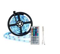 5M RGB Led Strip Light 5050 SMD RGB Tape Waterproof Flexible Led Ribbon 30d/m with Remote Controller +Dc12v Power Adapter (Size : Waterproof) (NON Waterproof)