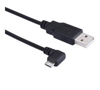 5M USB 2.0 A à Micro B USB Câble 90 degrés pour Garmin Dash Cam GPS de Voiture caméra de Vision arrière (Micro USB 5M Right Angle)