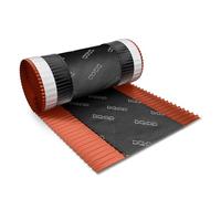 5m x 240mm Brun cuivré closoir ventilé RAL 8004