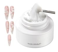 5ml Non-Sticky 3D Nail Sculpting Gel No-Wipe Carving Paste | Long-Lasting Molding Gel for Home, Salon, Manicure Practice, Dating, Parties & Holiday Nail Artz Design