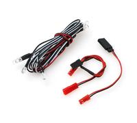 5mm 6 Led Light Kit 4 Blanc 2 Rouge 5mm Avec Conversion Cable Pour 1/10 1/8 Axial Scx10 Trx4 D90 Rc Car