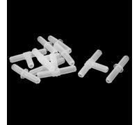 5mm Diamètre raccordement Pompe à air Aquarium en Plastique Connecteur Tube Clapet 10 en 1