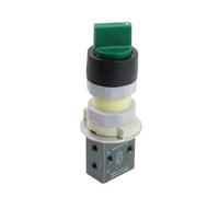 5mm Filetage Trois Voies Deux Positions Bouton Sélecteur Vanne Mécanique S3HS-M5