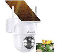 5MP Caméra Surveillance Extérieur sans Fil Solaire 3K HD Batteries Rechargeable avec panneau solaire intégrée-ANRAN Q4 Max