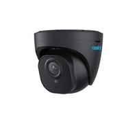 5MP Caméra Surveillance Extérieure PoE Dôme, Détection Personne/Véhicule, Suppote Audio, Vision Nocturne IR 30m, Etanche IP66, Time Lapse,Noir