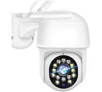 5mp CCTV Sécurité Caméra IP WiFi 1080p sans Fil Ptz Extérieur Auto Tracking 4X Zoom Numérique Mini Caméra De Surveillance Vidéo à Distance, Upgrade, 1080P Camera 32G SD