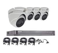5Mp CCTV Système de surveillance de sécurité 4K DVR 4Ch H.265 + Hik 5 Mp 4 canaux 2,8 mm Caméra Kit de vision nocturne extérieure Ds-7204Huhi-K1