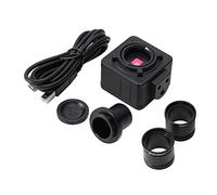 5MP CMOS USB Microscope Caméra Industrielle Pilote Libre Haute Résolution 0.5X/1X Oculaire Électronique avec 30 30.5mm Adaptateur Objectif