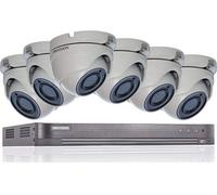 5MP SYSTEME DE SECURITE CCTV 4K DVR 8CH H.265 + HIK 5 MP 2,8MM 6X CAMERAS EXTERIEURES KIT DE VISION NOCTURNE COMMERCE DS-7208HUHI-K1 DS-2CE56H1T-ITM