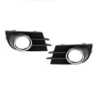 5N0853665 5N0853666 Pare-chocs Avant Calandre Antibrouillard Cadre Couverture Garniture Antibrouillard Calandre Pour VW Pour Tiguan EU 2012-2018 PGQSQVTXF(1 Pair Chrome Ring)