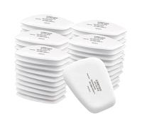 5N11 Lot de 50 filtres en coton pour masques à gaz séries 6200, 6502, 7502, 6800 et Ff402 contre la poussière, la peinture, la pulvérisation, les produits chimiques