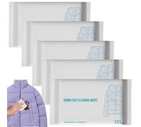 5Pack lingettes de nettoyage jetables sans lavage; 12 Compte/Pack, serviettes efficaces rapides d'élimination des taches, moyen plus facile de nettoyer la graisse, la saleté des vêtements