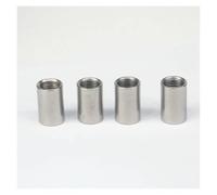 5pc 1/4" BSP Female Thread 304 Stainless Steel Pipe Fitting Full Socket Round Connector for water oil air