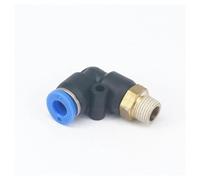 5pc 1/4" Male to Fit Tube O/D 4mm Pneumatic Elbow Push In Connector Union Quick Release Air Fitting Plumbing
