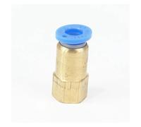 5pc 1/8" Female to Fit Tube O/D 6mm Pneumatic Push In Connector Union Quick Release Air Fitting Plumbing