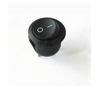 5Pc 20mm Diameter Small Round Boat Rocker Switches Round Black 2 Pin ON-OFF-ON Rocker Switch