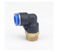 5pc 3/8" Male to Fit Tube O/D 12mm Pneumatic Elbow Push In Connector Union Quick Release Air Fitting Plumbing