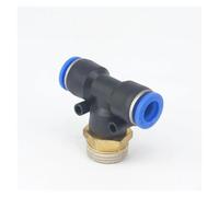 5pc 3/8" male to Fit Tube O/D 8mm Pneumatic Tee 3 Way Push In Connector Union Quick Release Air Fitting Plumbing