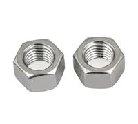 5PC 304 Stainless Steel Metric Hexagon Nut M12*1.5 Fine Tooth Locking Nut