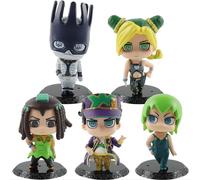 5pc Anime JoJo's Bizarre Adventure Figur Kujo Jotaro Star Platinum PVC Action Figur